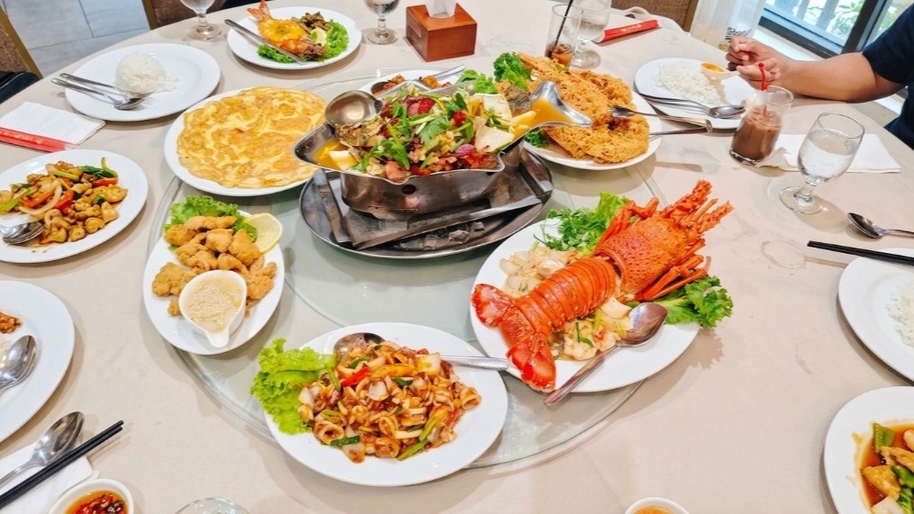 Lobster and seafood to share